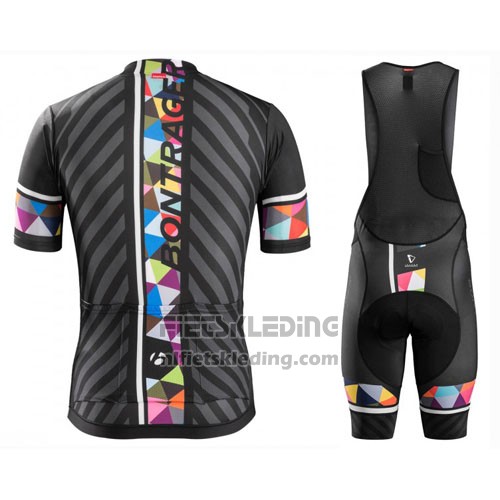 2016 Fietskleding Trek Bontrager Zwart en Rood Korte Mouwen en Koersbroek